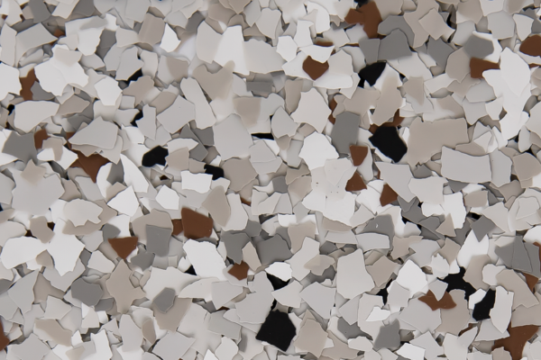 Up close flake color: Coyote