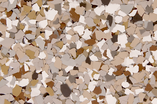 Up close flake color: Creekbed